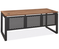 Premium Walnut Gaming Desk - 72 x 30" | Durable Design for Ad Agencies and Design Studios