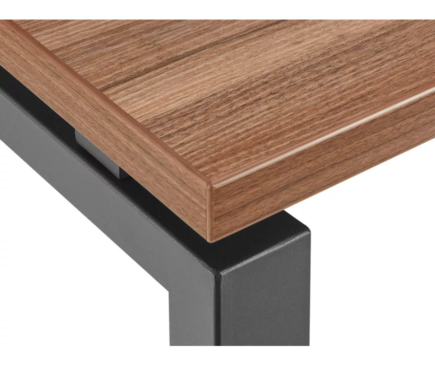 Premium Walnut Gaming Desk - 72 x 30" | Durable Design for Ad Agencies and Design Studios