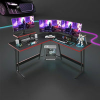 51" L-Shaped Gaming Desk